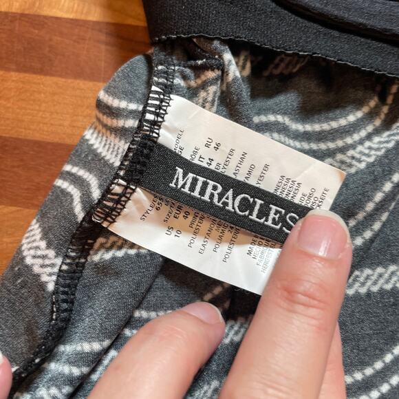 Miraclesuit Linked in Mirage Top Black/Multi 10 - Picture 9 of 9